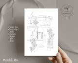 Anastasia ~DIY Wedding Invitation Template 15 Piece Set