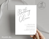 Bethany ~ DIY Wedding Invitation Template 15 Piece Set