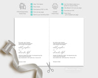 Adele ~DIY Wedding Invitation Template 15 Piece Set