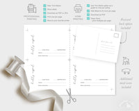Jodacy ~ DIY Wedding Invitation Template 15 Piece Set