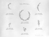 png • svg • eps → Floral Wreath Graphics Set of 23 Elements (Free for commercial use included)