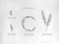 png • svg • eps • dxf → Leafy Wreath Graphics Set of 10 Elements (Free for commercial use included)