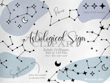 png • svg • eps • dxf →12 Zodiac Astrological Signs Graphics x6 Variations for each (Free for commercial use included)