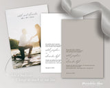 Adele ~DIY Wedding Invitation Template 15 Piece Set