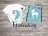 png • svg • eps • dxf → Unicorn Clipart Graphics, Unicorn Face + Unicorn Head + Unicorn Body (Free for commercial use included)