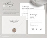 Felicia ~ DIY Wedding Invitation Template 15 Piece Set