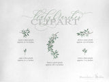 PNG → Leafy Branches Watercolour Graphics Set of 6 Elements (Free for commercial use included)